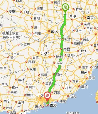 南昌在深圳的什么方向？深圳在中国的哪个方向