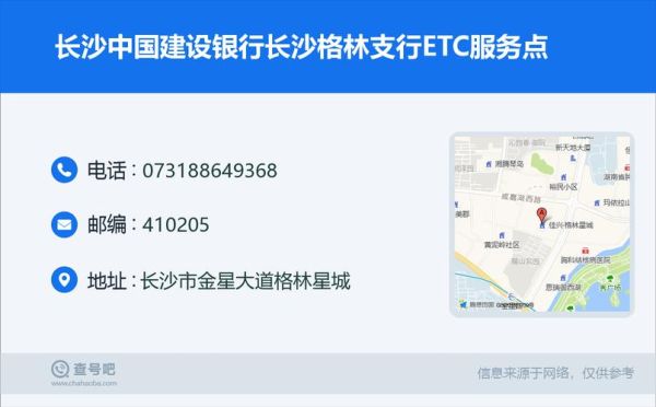 长沙建设银行哪个网点可以办理etc？长沙哪个地方跑信用卡好