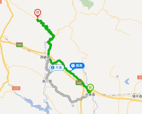 西峡在南阳的什么方向？内乡县菊谭大街是哪个区
