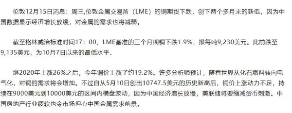 CMX铜指数和伦铜指数的区别？铜期货哪个交易平台