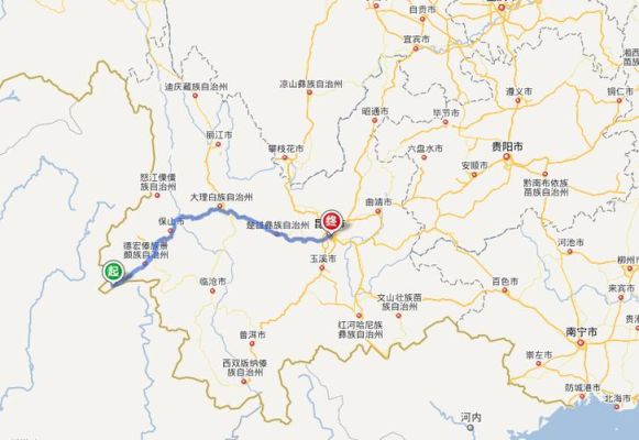 瑞丽在昆明的什么位置？瑞丽哪个州