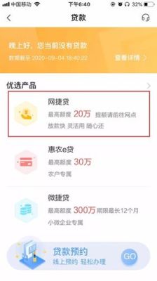 农行网捷贷和微捷贷区别？担保贷款和信用贷款哪个好