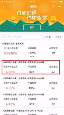 中国银行现金管理理财产品？（中行app理财产品排行哪个好）