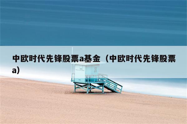 中欧时代先锋a基金是属于什么板块？（中欧时代先锋股票a是哪个板块）