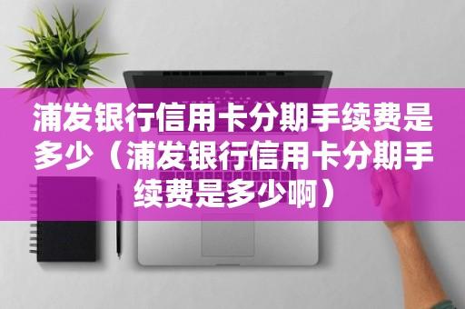 一万块钱的信用卡如果分期的话最低还多少？（分期一万 哪个信用卡手续费最低）