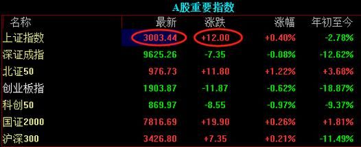 股市3000点涨到3500涨幅多少？（新股涨百分之3000是哪个）